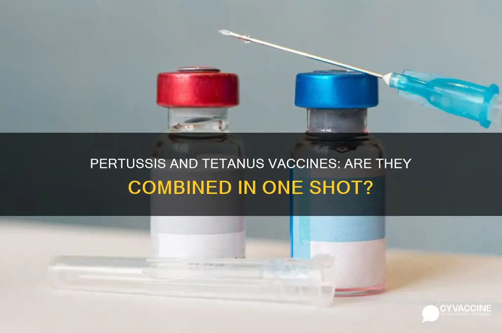 is the pertussis vaccine included with tetanus vaccine
