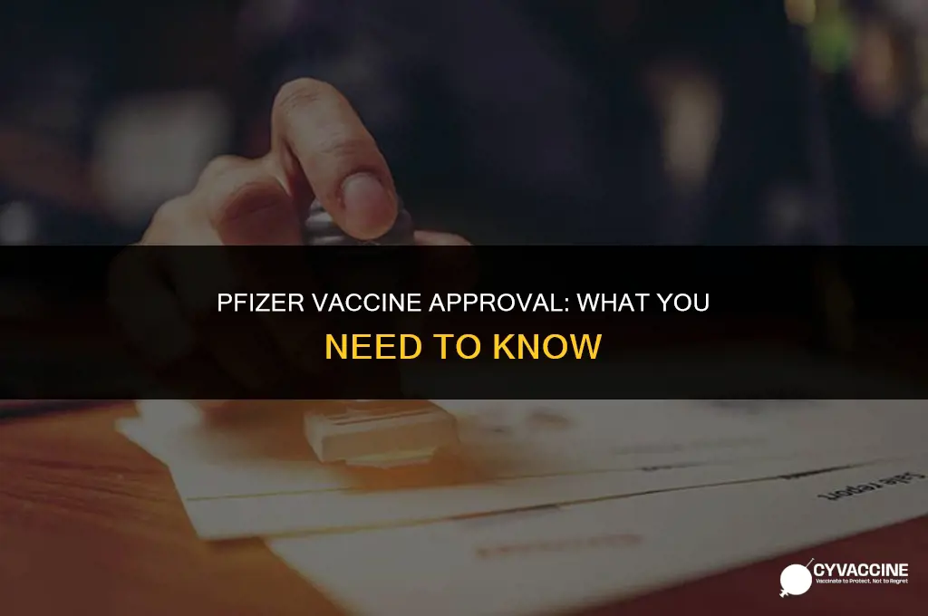 is the phizer vaccine fully approved