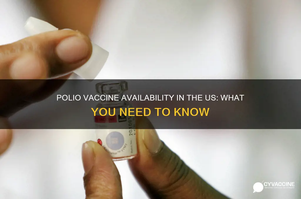 is the polio vaccine available in the us