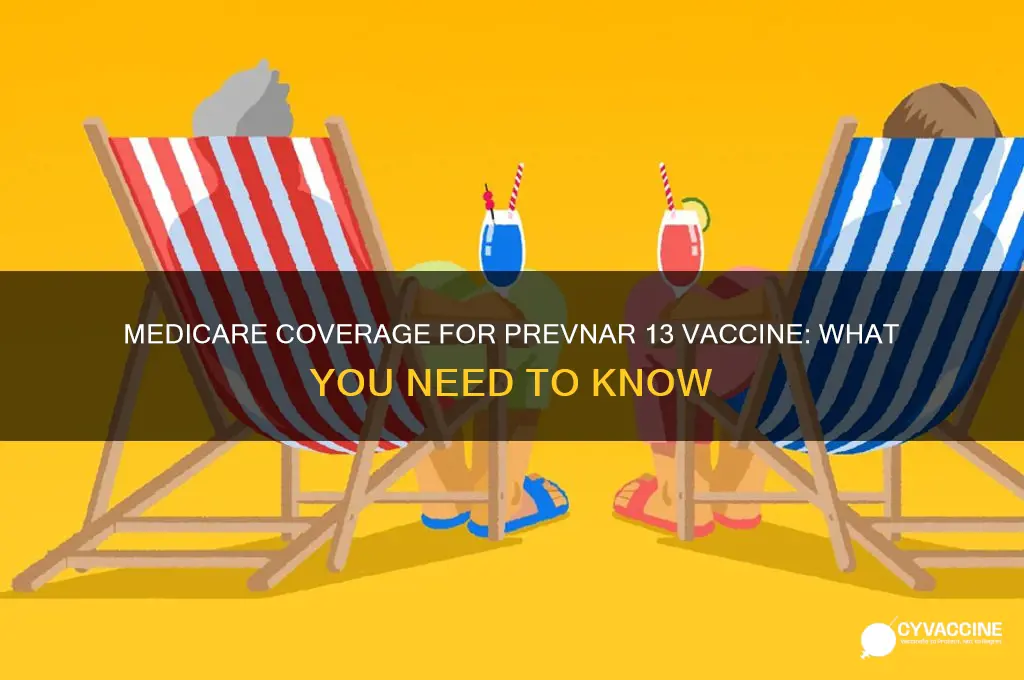 is the prevnar 13 vaccine covered by medicare