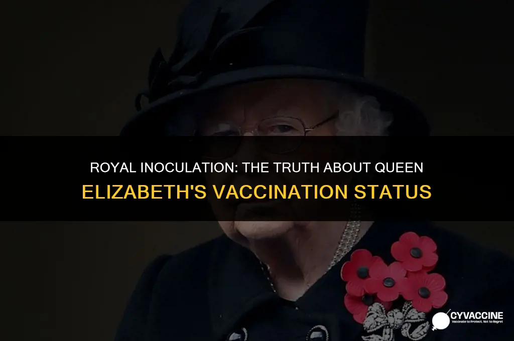 is the queen of england vaccinated