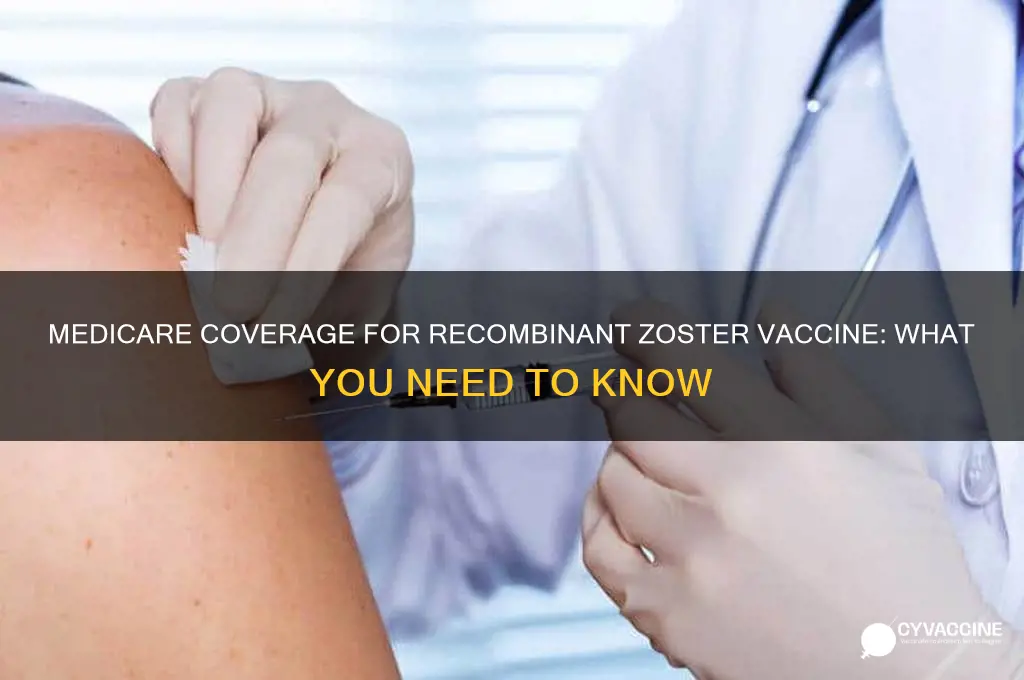 is the recombinant zoster vaccine covered by medicare