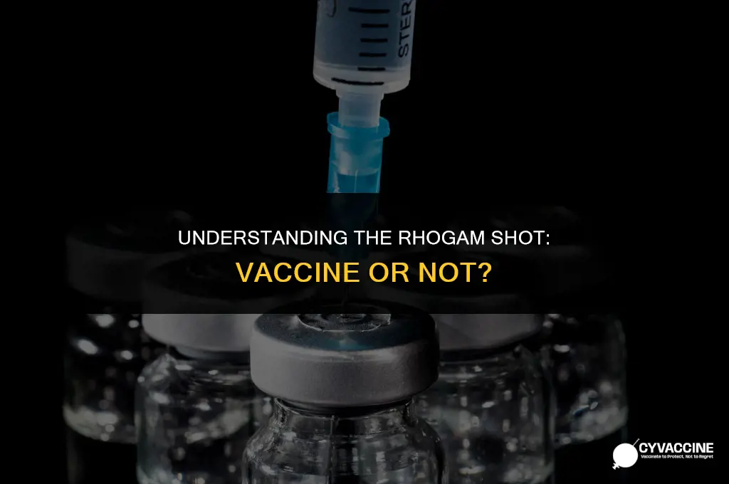 is the rhogam shot a vaccine