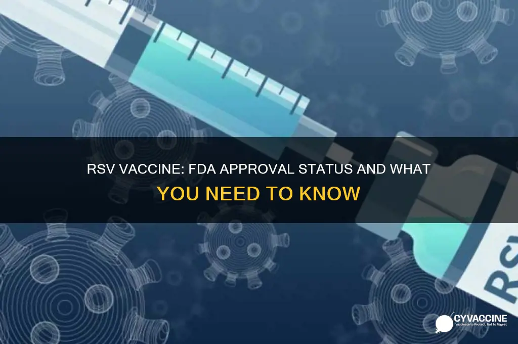 is the rsv vaccine approved by the fda