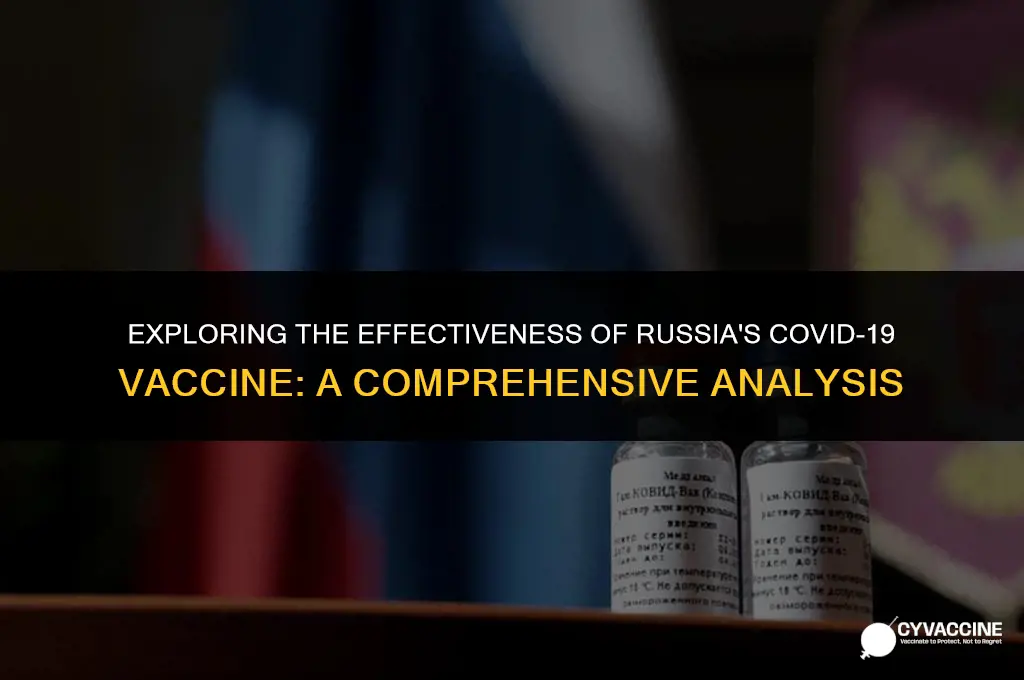 is the russian vaccine any good