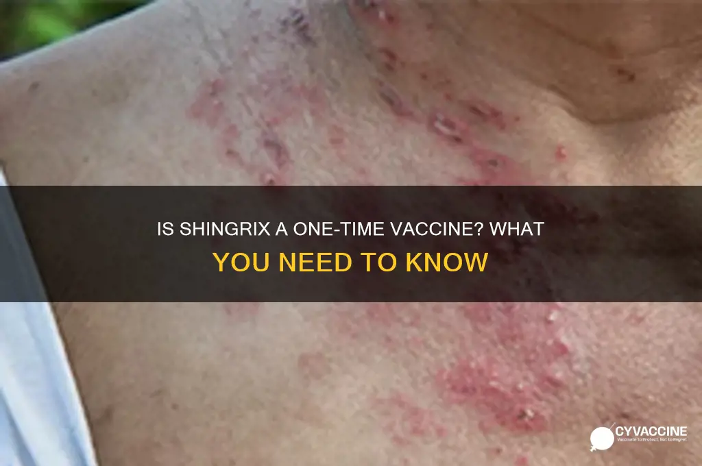 is the shingrix vaccine a one time thing