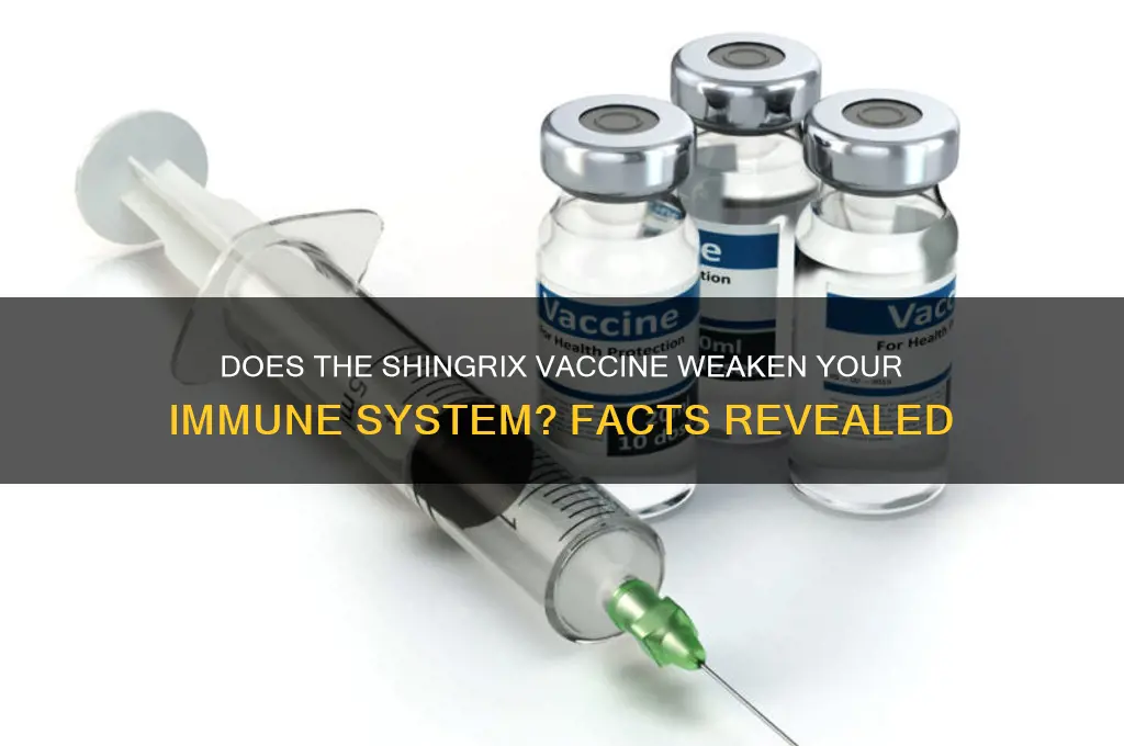 is the shingrix vaccine lower the immune system