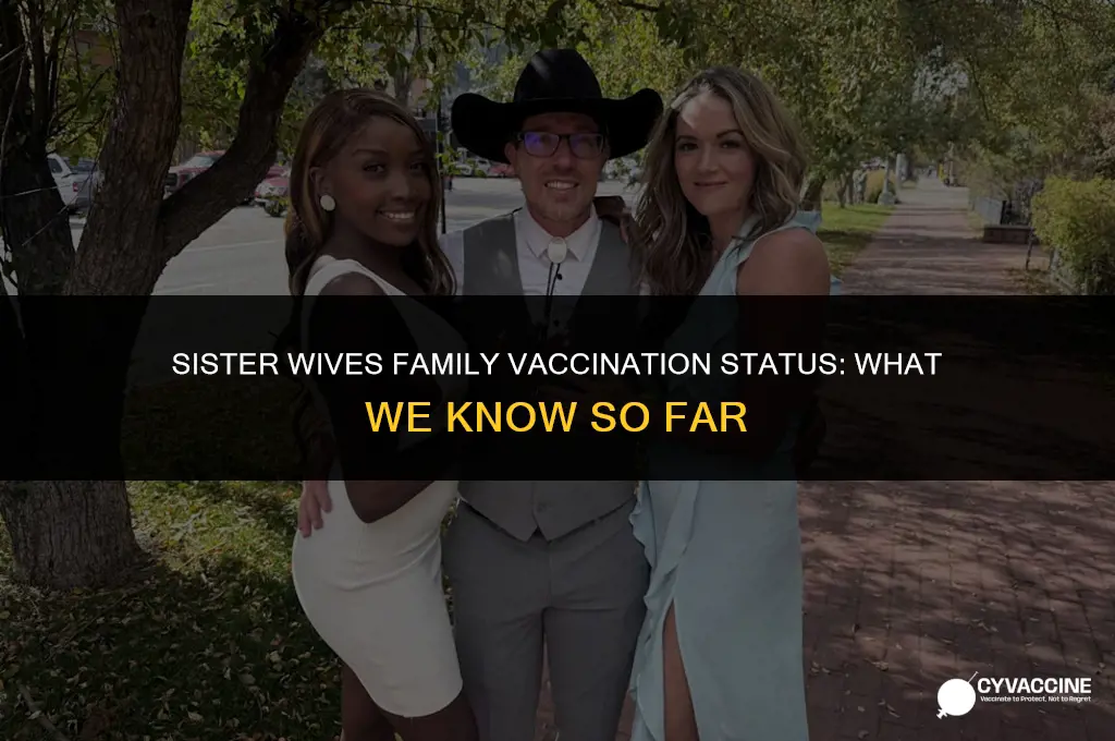 is the sister wives family vaccinated