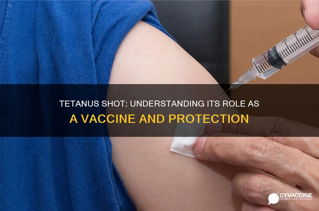 is the tetanus shot a vaccine