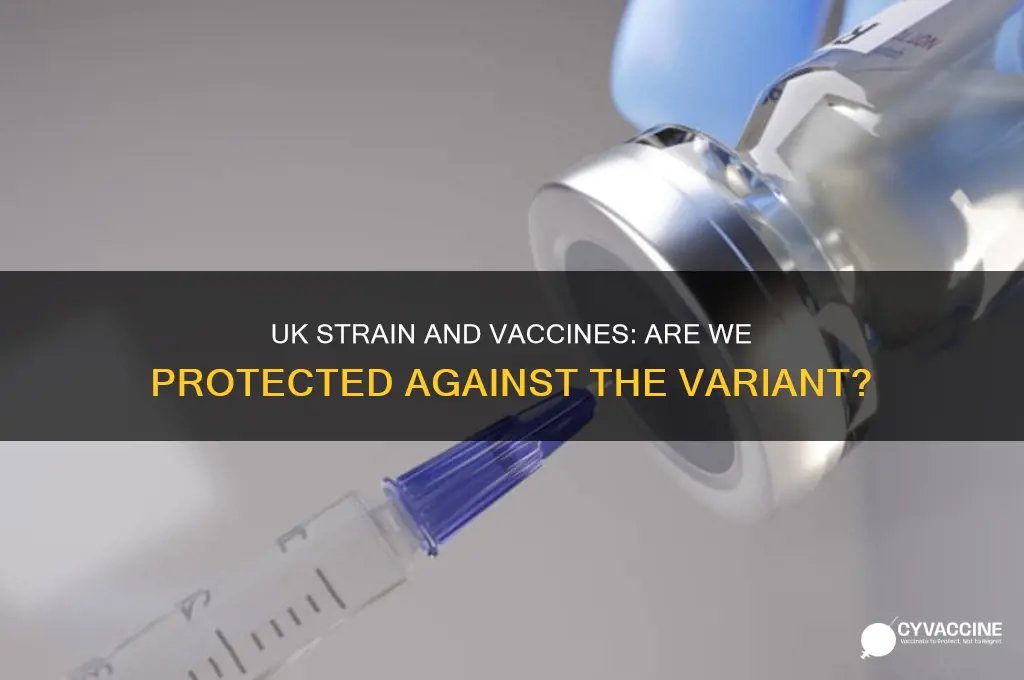 is the uk strain covered by the vaccine