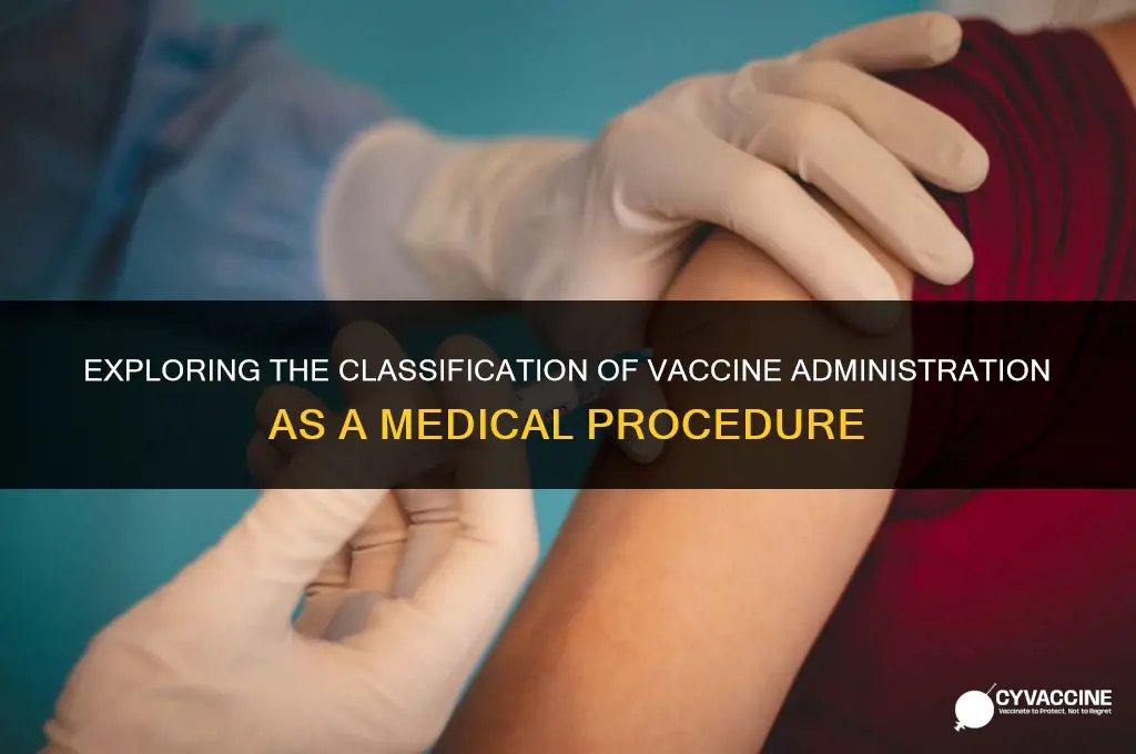 is the vaccine a medical procedure