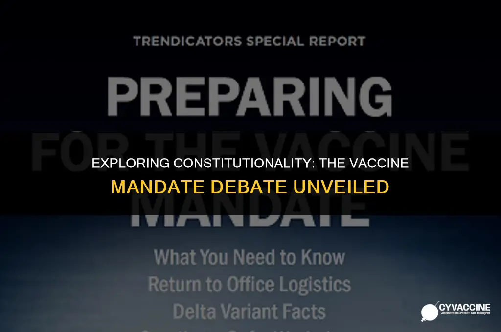 is the vaccine against the constitution