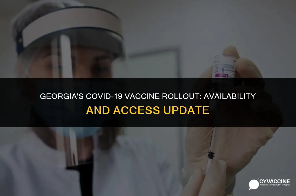 is the vaccine available in georgia