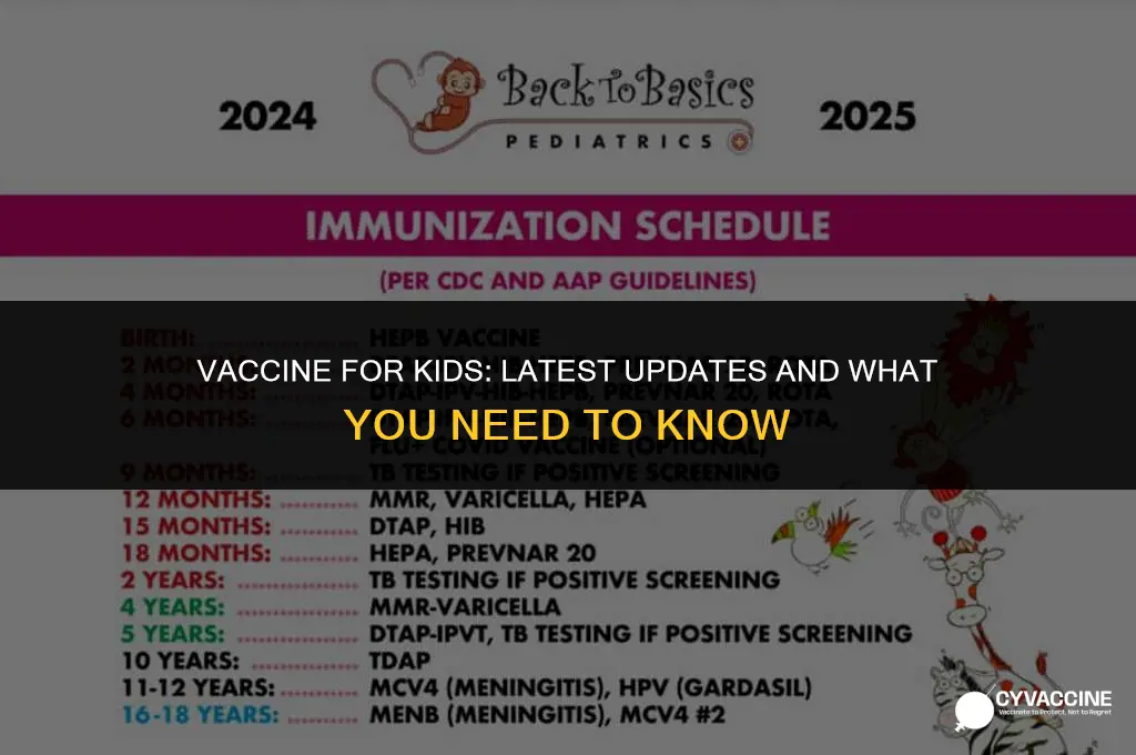 is the vaccine for kids out