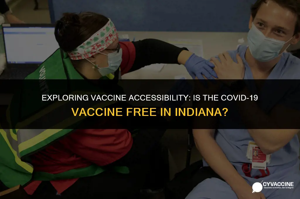 is the vaccine free in indiana