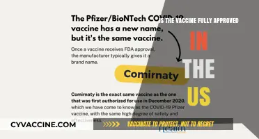 Is the COVID-19 Vaccine Fully Approved in the US?