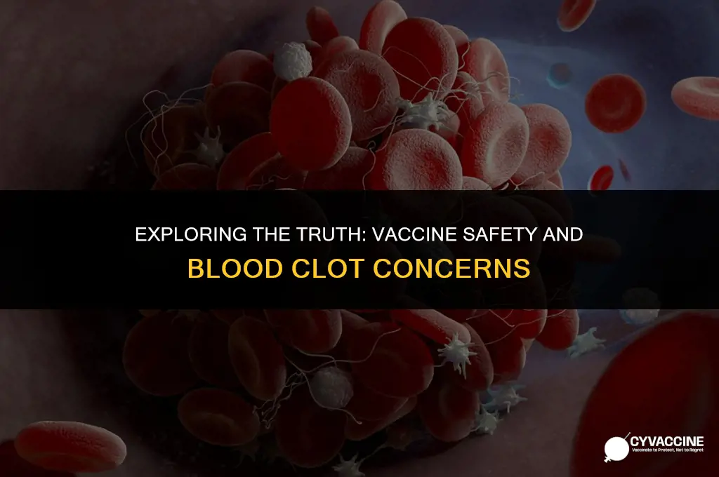 is the vaccine giving blood clots