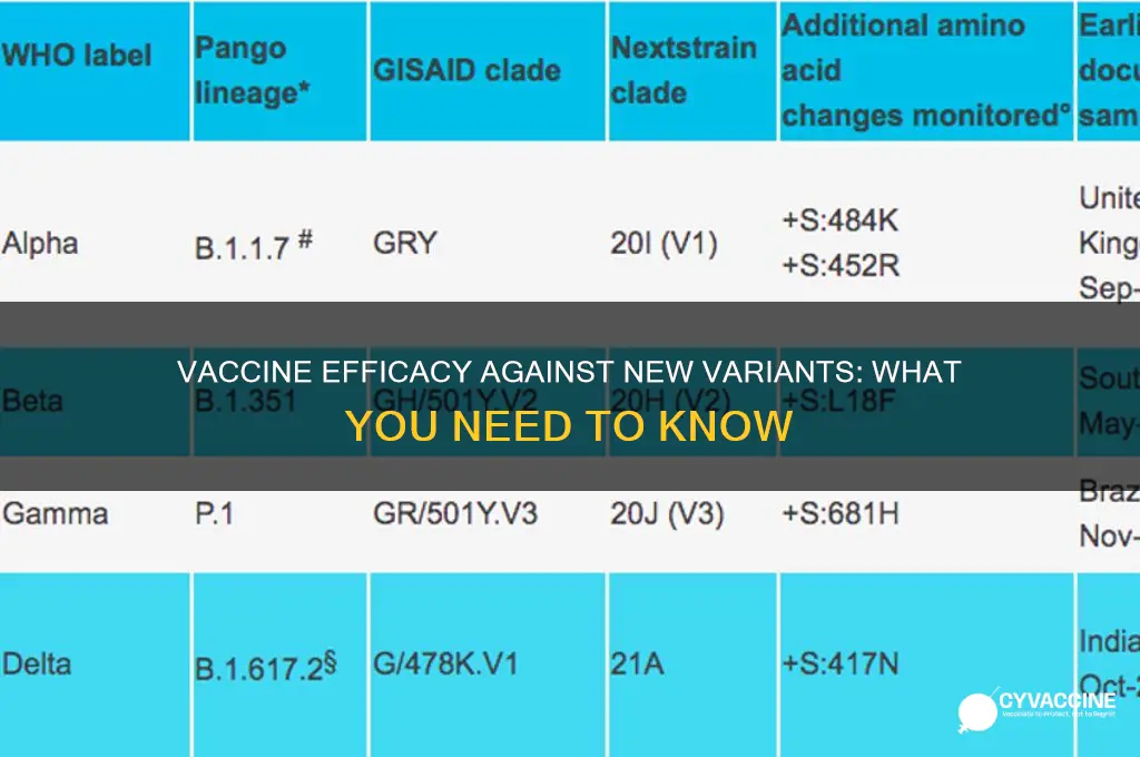 is the vaccine good against the new variant