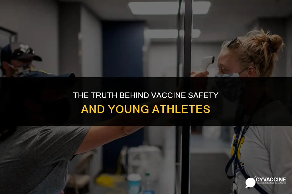 is the vaccine killing young athletes