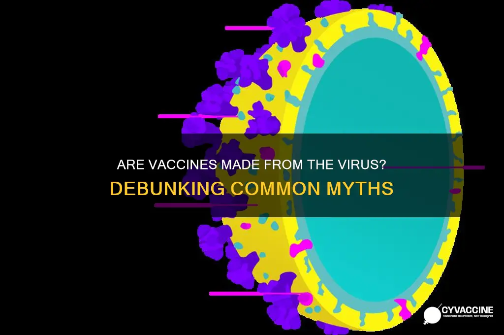 is the vaccine made up of the virus
