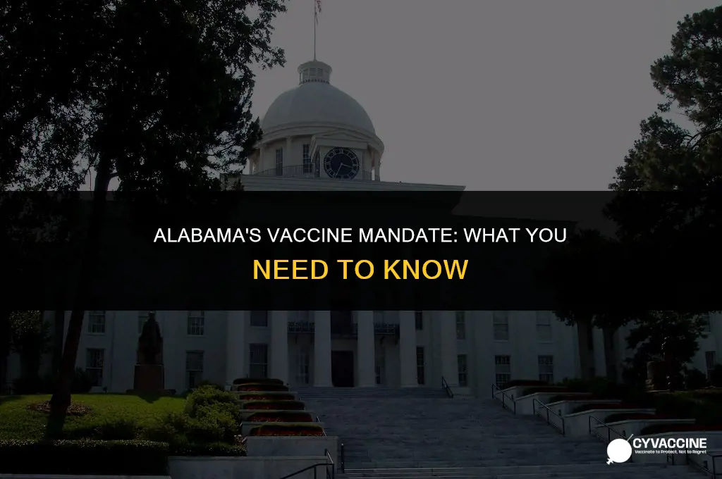 is the vaccine mandatory in alabama