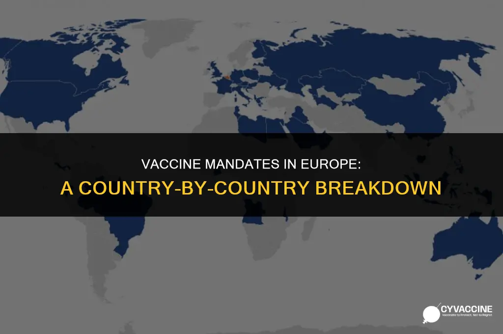 is the vaccine mandatory in europe
