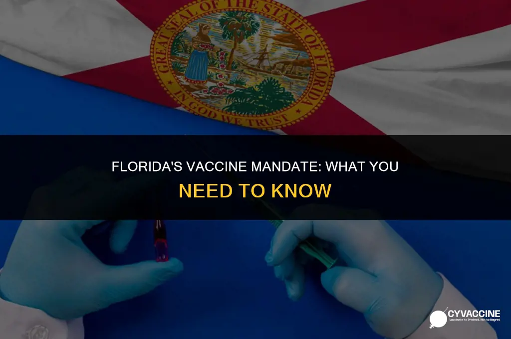 is the vaccine mandatory in florida
