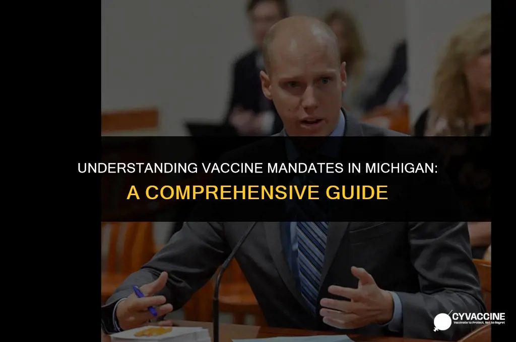 is the vaccine mandatory in michigan