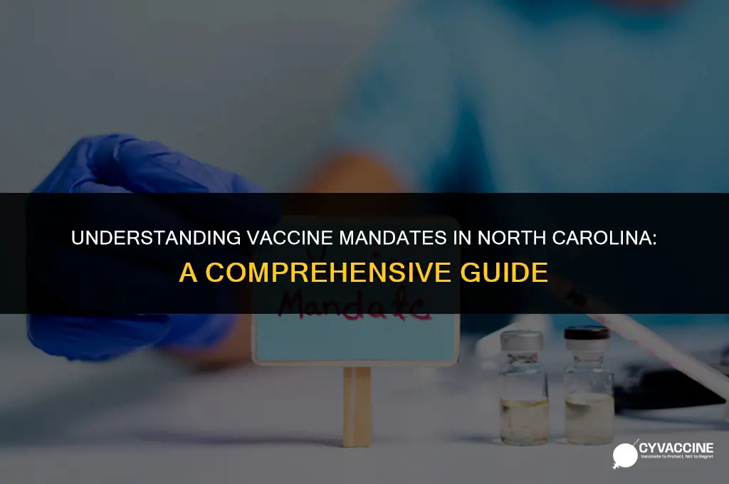 is the vaccine mandatory in nc