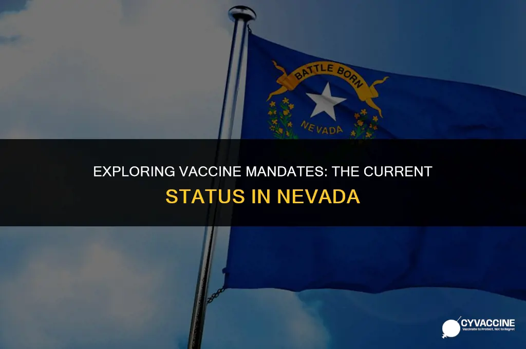 is the vaccine mandatory in nevada