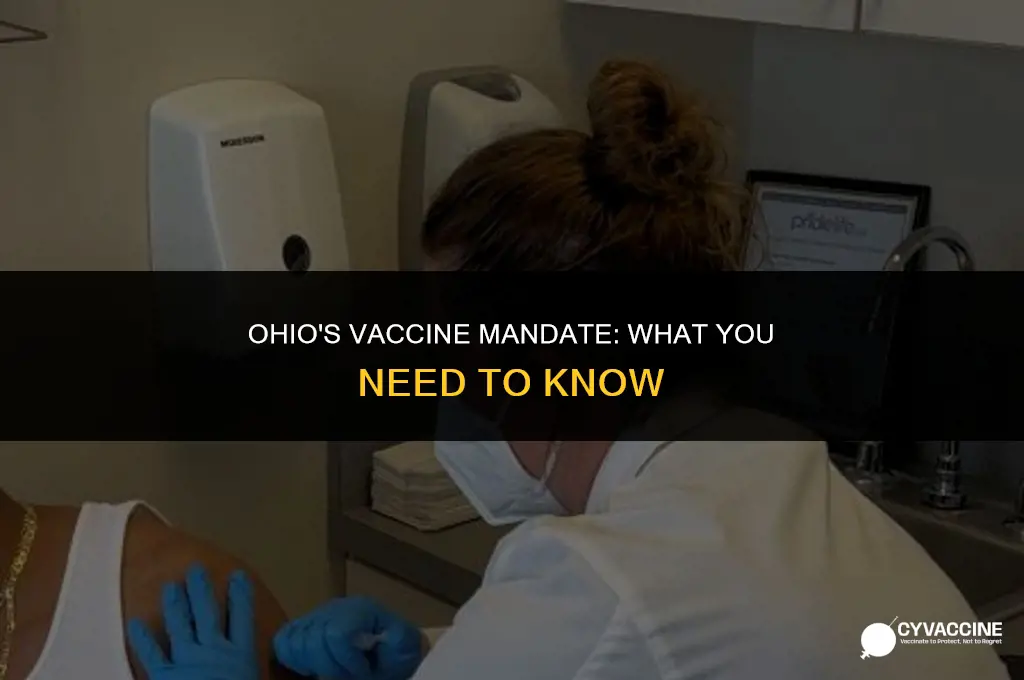 is the vaccine mandatory in ohio