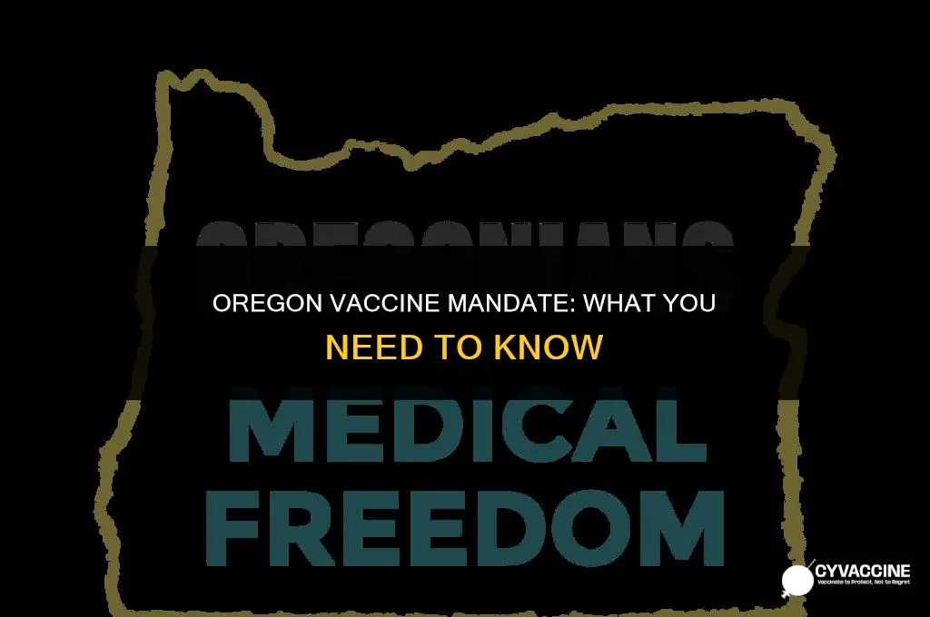 is the vaccine mandatory in oregon