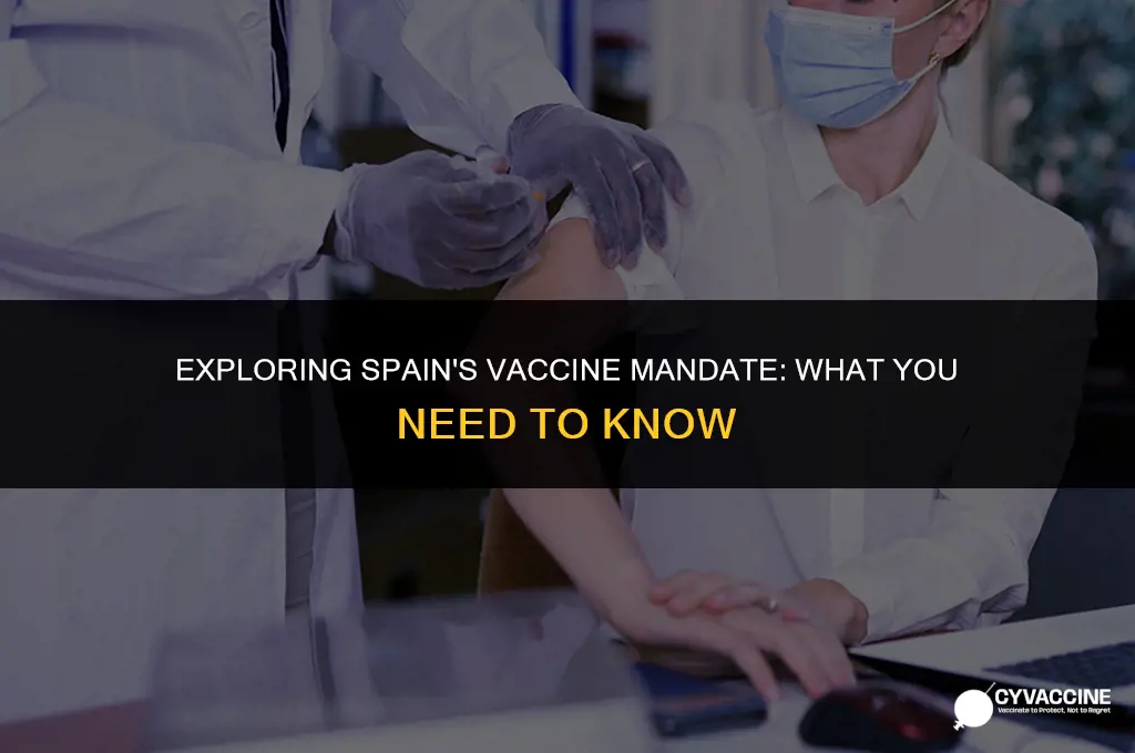 is the vaccine mandatory in spain
