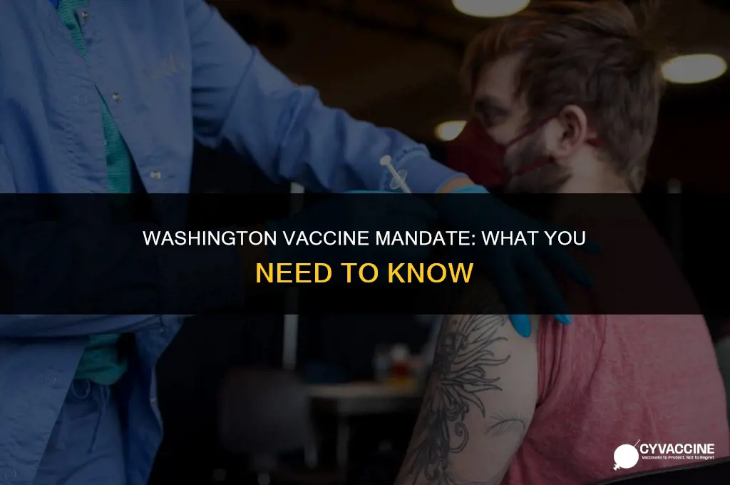 is the vaccine mandatory in washington