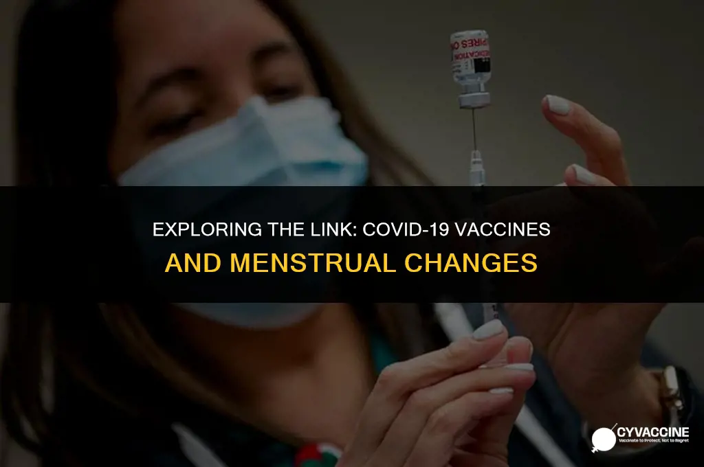 is the vaccine messing up periods