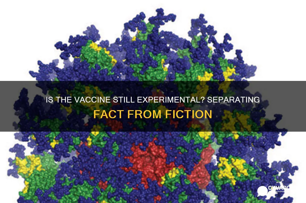 is the vaccine still in the experimental stage