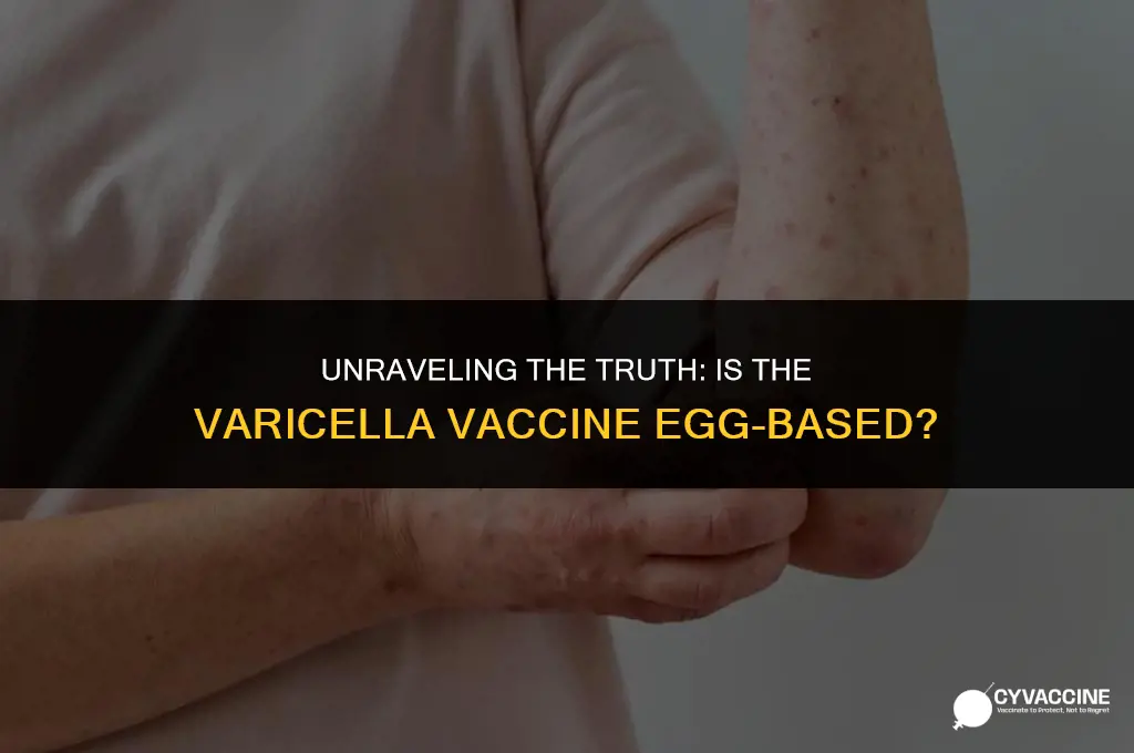 is the vaccine varicella egg based