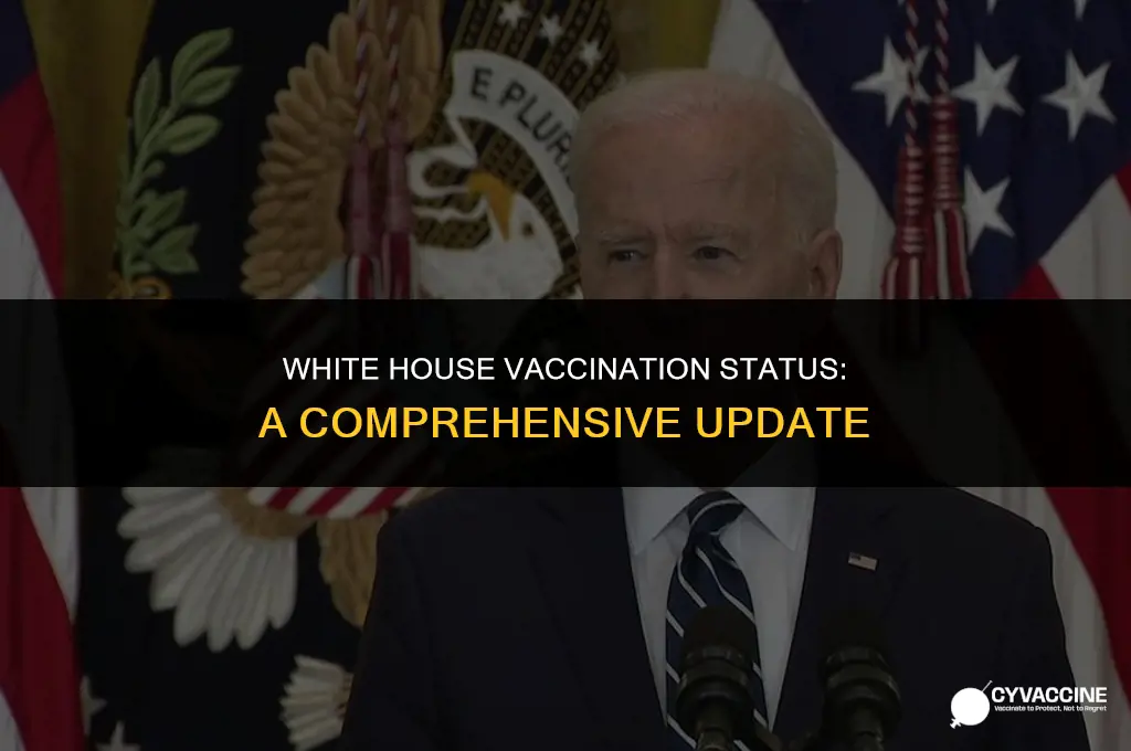 is the white house fully vaccinated