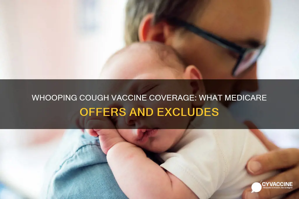 is the whooping cough vaccine covered by medicare