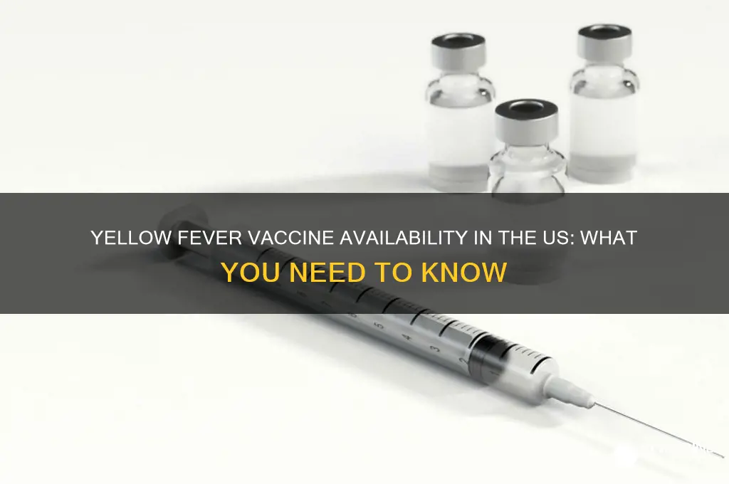 is the yellow fever vaccin available in the us