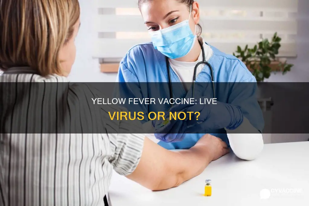 is the yellow fever vaccine a live virus