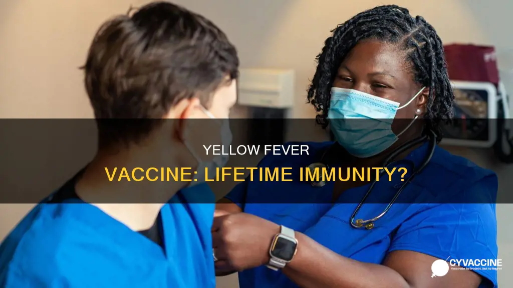 is the yellow fever vaccine good for life