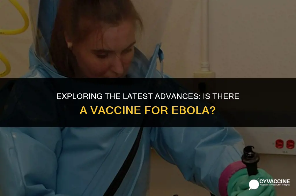 is their a vaccine for ebola
