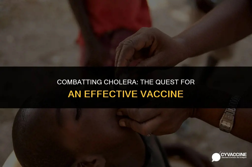 is ther a vaccine for cholera