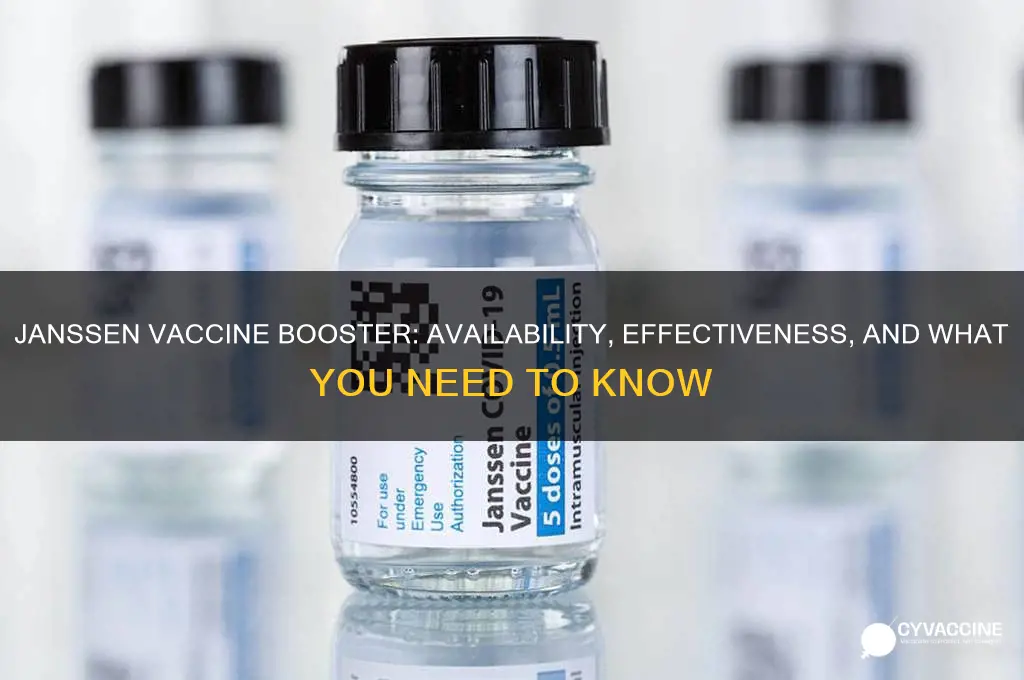 is there a booster for the janssen vaccine