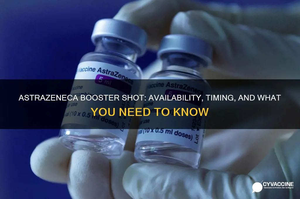 is there a booster shot for astrazeneca vaccine