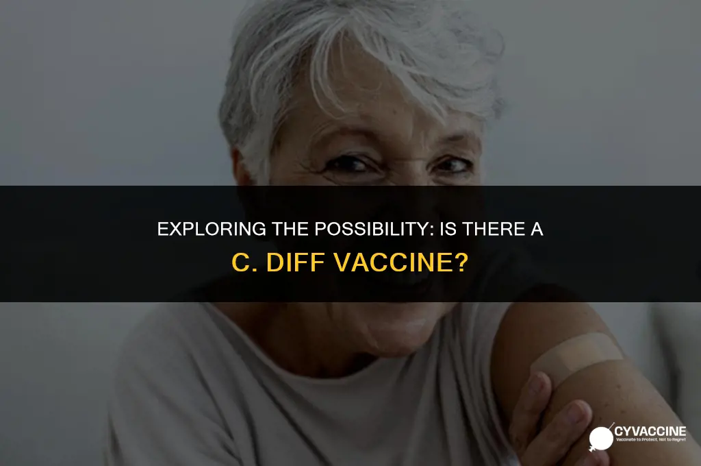 is there a c diff vaccine