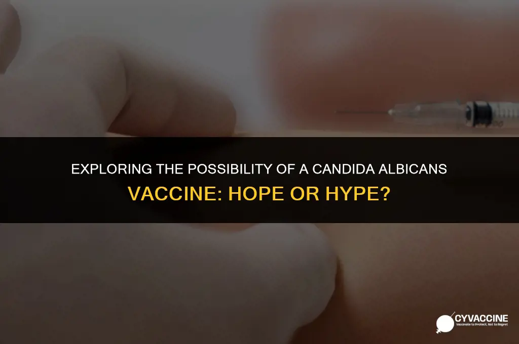 is there a candida albicans vaccine