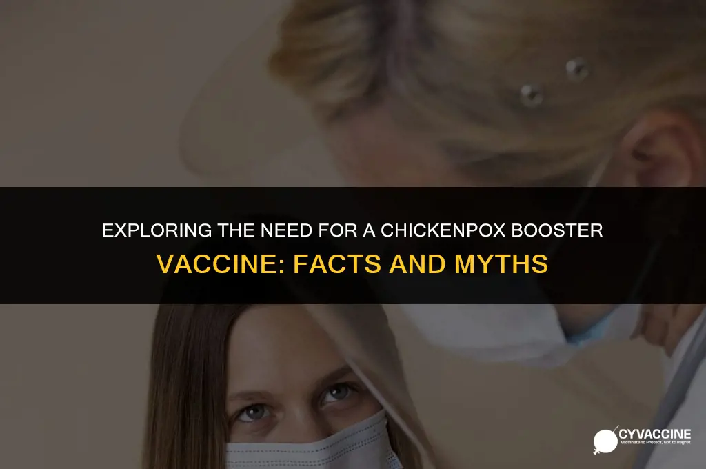 is there a chickenpox booster vaccine