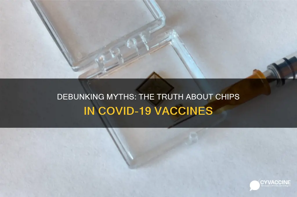 is there a chip in the corona vaccine